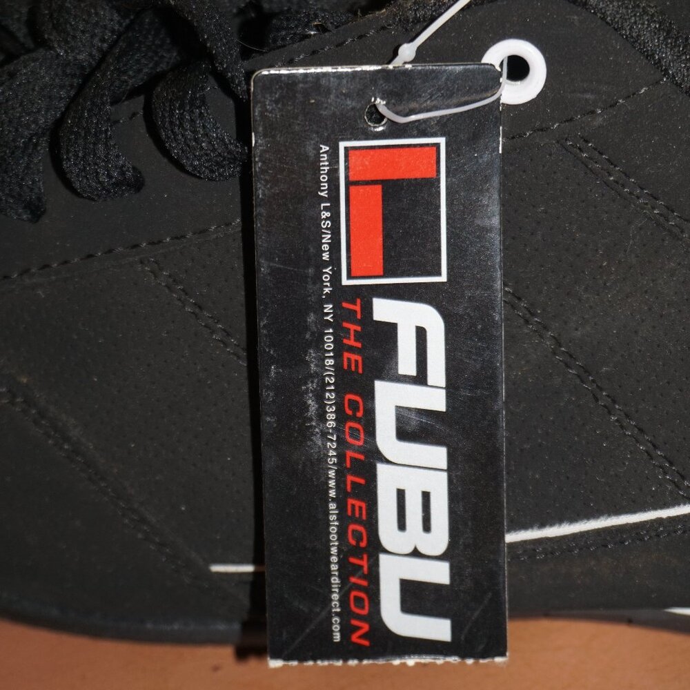 NWT Men's FUBU "The Collection" Black Sneakers Size 12